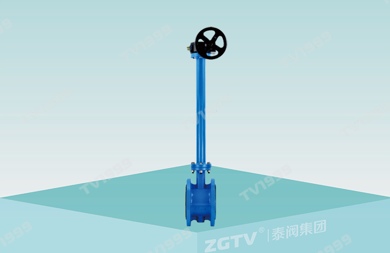 加長法蘭中線蝶閥（蝸輪（lún））