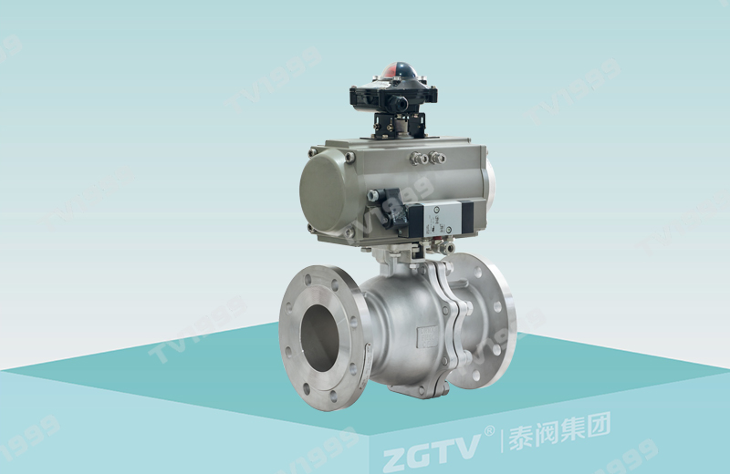 CNS Pneumatic floating ball valve