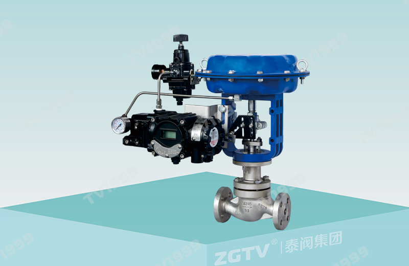 Single-seat pneumatic control valve