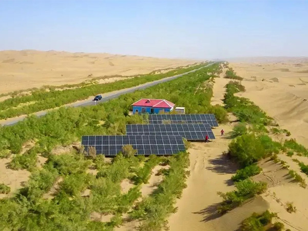 The green "light" scenery of Tarim oilfield is infinitely good(圖1)